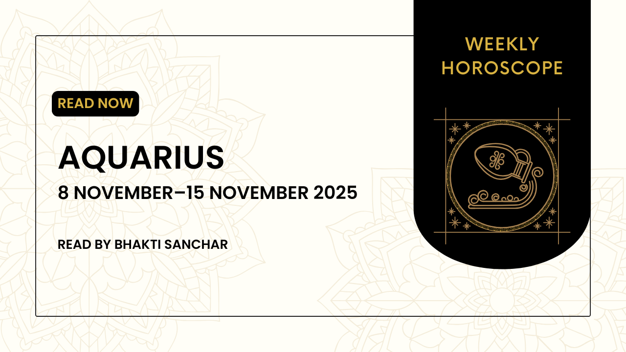 कुंभ राशि साप्ताहिक राशिफल